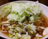 長ねぎ＆ザーサイ＆キャベツのせ拉麺。作り方7写真