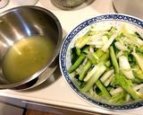 白菜セロリきゅうりの中華風酢の物作り方3写真