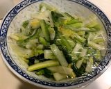 白菜セロリきゅうりの中華風酢の物作り方5写真