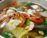 *あっさり魚貝のしょうゆ汁*作り方1写真