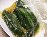 ジップ袋で簡単！きゅうりのからし漬け！作り方3写真
