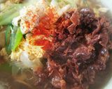 牛しぐれのかき玉肉そば作り方6写真