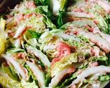 白菜豚バラ生姜風味鍋作り方3写真