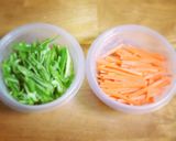 甘みそチャプチェ風作り方1写真