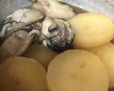 大根と牡蠣の煮物作り方6写真