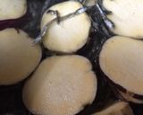 かえりちりめんとサツマイモの煮物作り方4写真