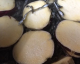 かえりちりめんとサツマイモの煮物作り方4写真