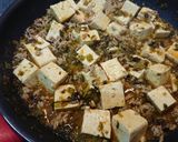 高菜入り麻婆豆腐丼作り方3写真