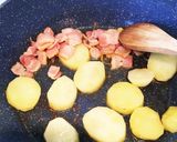 ポテトとベーコンのクリームパスタ作り方6写真