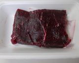 ミンククジラの大和煮作り方1写真