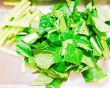 ✿チンゲン菜の納豆和え✿作り方1写真