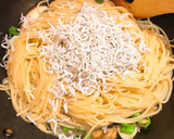たっぷり青唐辛子としらすの和風スパゲティ作り方6写真
