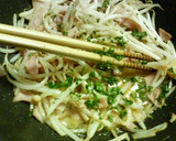 ✿ハムともやしの❀ニンニク✿マヨ醤油炒め作り方3写真