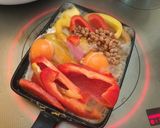 納豆パプリカエッグ作り方3写真