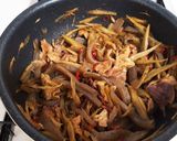 豚肉蒟蒻ごぼうのしぐれ煮作り方7写真