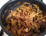 豚肉蒟蒻ごぼうのしぐれ煮作り方7写真