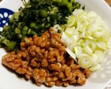 田舎の冬のごちそう＊野沢菜と納豆和え＊作り方2写真