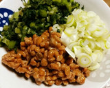 田舎の冬のごちそう＊野沢菜と納豆和え＊作り方2写真