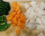 栄養たっぷり♪3色野菜としらすの副菜作り方2写真