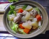 バリエーション多数とり団子鍋（味噌風味）作り方6写真