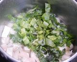 免疫回復！ほうれん草とクレソンのお味噌汁作り方3写真