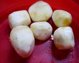 レンジで簡単！里芋☆ポテトサラダ作り方1写真