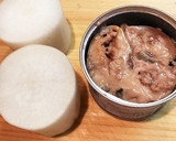 簡単！朝食、節約に♪大根と鯖缶の煮物作り方1写真