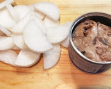 簡単！朝食、節約に♪大根と鯖缶の煮物作り方2写真