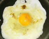 カリカリチーズの目玉焼きサンド作り方4写真