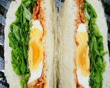 カリカリチーズの目玉焼きサンド作り方9写真