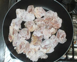 簡単薬膳料理♪栗なつめ鶏肉松の実の煮物♪作り方4写真