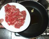 牛肉とシメジ炒めもの♪簡単作り方4写真