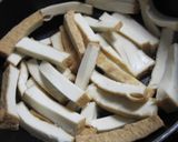 こんがり厚揚げの味噌マヨ炒め作り方1写真