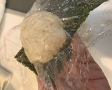 無塩！おにぎり海苔のためのおにぎり。作り方6写真
