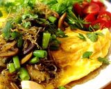 チーズオムレツのちりめんアヒージョがけ作り方6写真