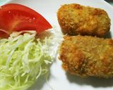 里芋(親芋)の鶏そぼろコロッケ作り方7写真