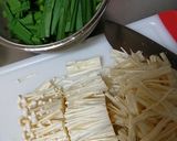 節約おかず☺麻婆ニラ＆エノキ☺作り方2写真