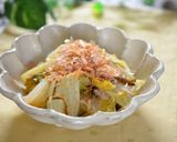 白菜の芯だけ！甘みたっぷり塩昆布煮作り方2写真