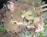 ニラ包み団子乗せカレーうどん作り方1写真