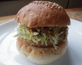 手作りバンズのメンチカツバーガー♪作り方3写真