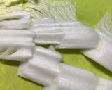 白菜 油揚げからし醤油和え 野菜のおかず作り方1写真