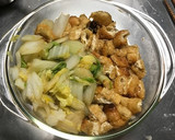白菜 油揚げからし醤油和え 野菜のおかず作り方5写真