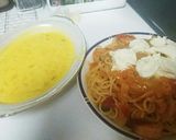 海老とエリンギのトマトクリームパスタ作り方6写真