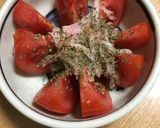 トマト簡単一品 チーズのせ作り方2写真