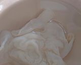 キクラゲのせ杏仁豆腐　簡単スイーツ作り方2写真