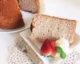 爽快♪チョコミント☆シフォンケーキ作り方23写真