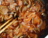 簡単♪鶏むね肉と玉ねぎの生姜ケチャップ煮作り方5写真
