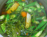 朝食♪豆苗とオクラ❀さつま揚げのお吸い物作り方7写真