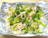 白ネギとベーコンのガーリックオーブン焼き作り方3写真