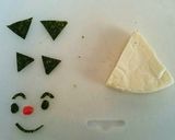 三角チーズでおむすびまん♪作り方1写真